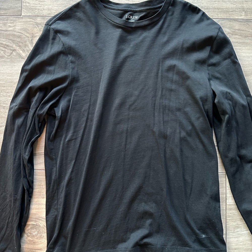 J. Crew Men's Black Long Sleeve Shirt S